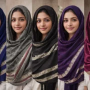 Embroidered Shawl - Multicolor Collection